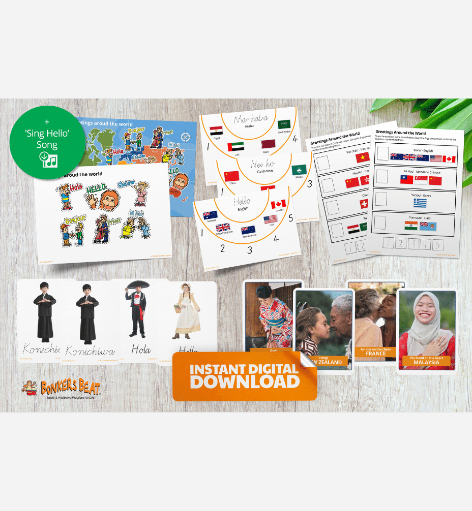 Sing Hello (Printables & MP3 Song)